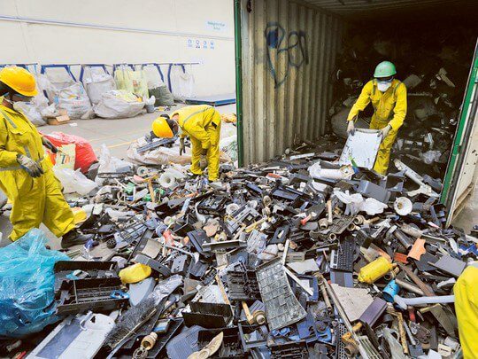 How e-waste is managed in the Western World?
