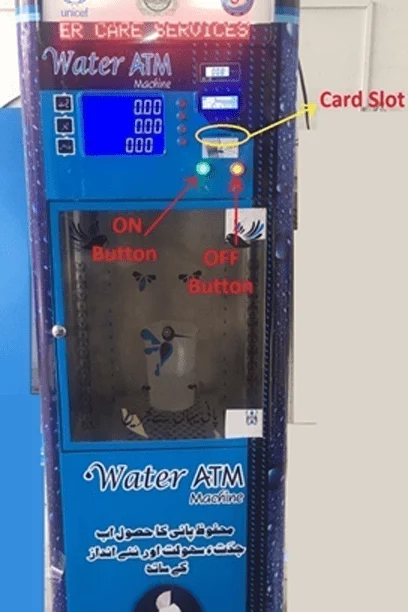 Automatic Water Dispenser ATM for water treatment