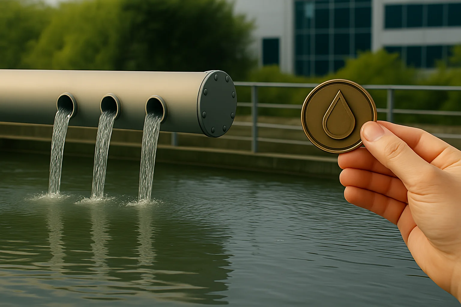 Market-based water credit system promoting responsible and equitable water use