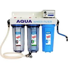 Household filtration system for clean kitchen and whole-home water.