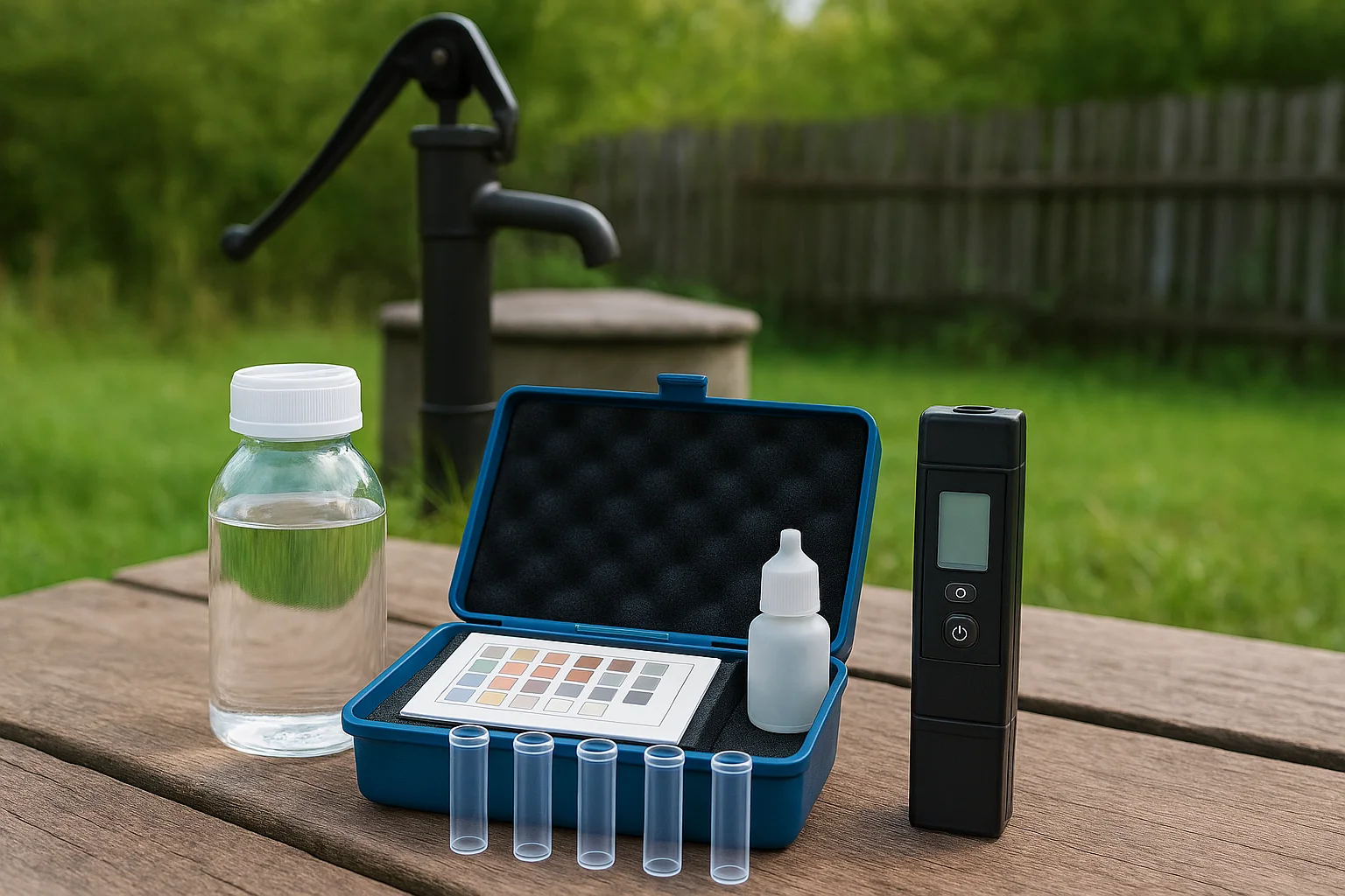 Water quality testing kits for private well owners