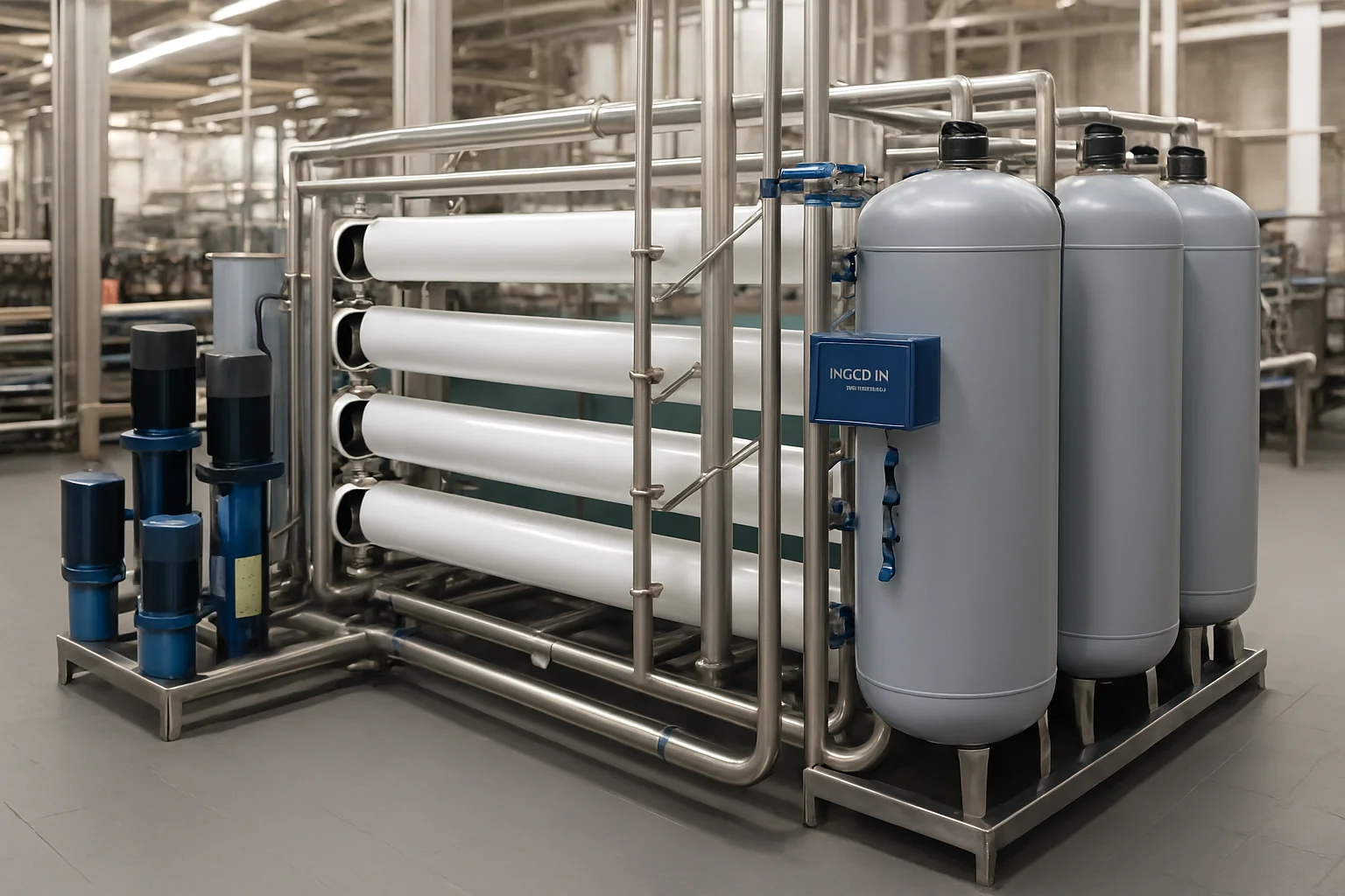 Commercial water treatment solutions for the food industry