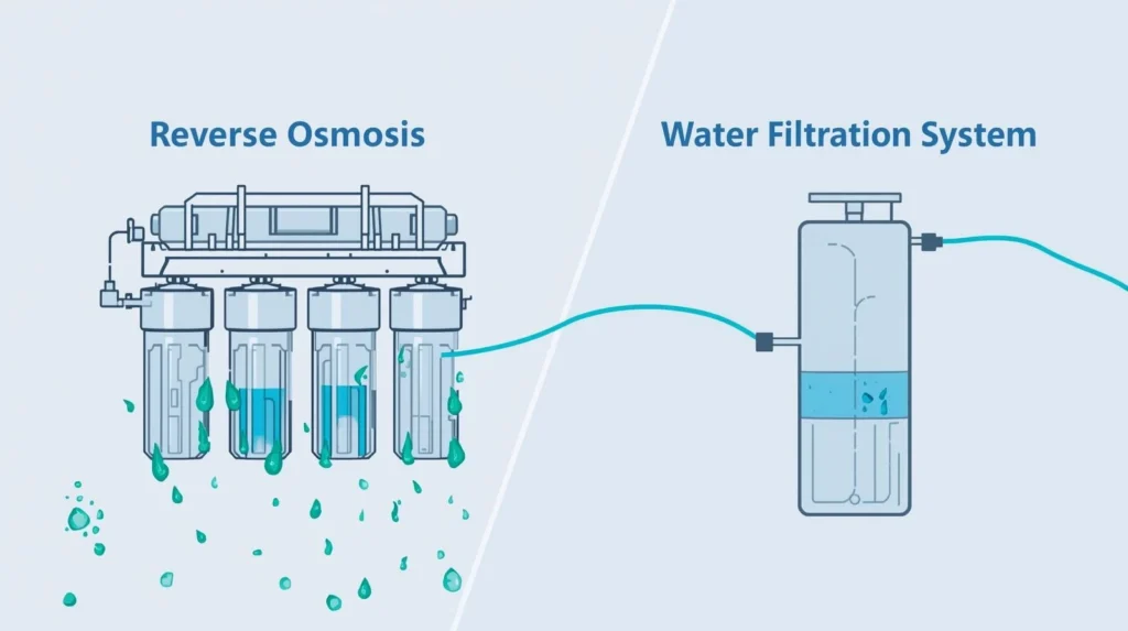Reverse Osmosis vs. Water Filtration Systems
