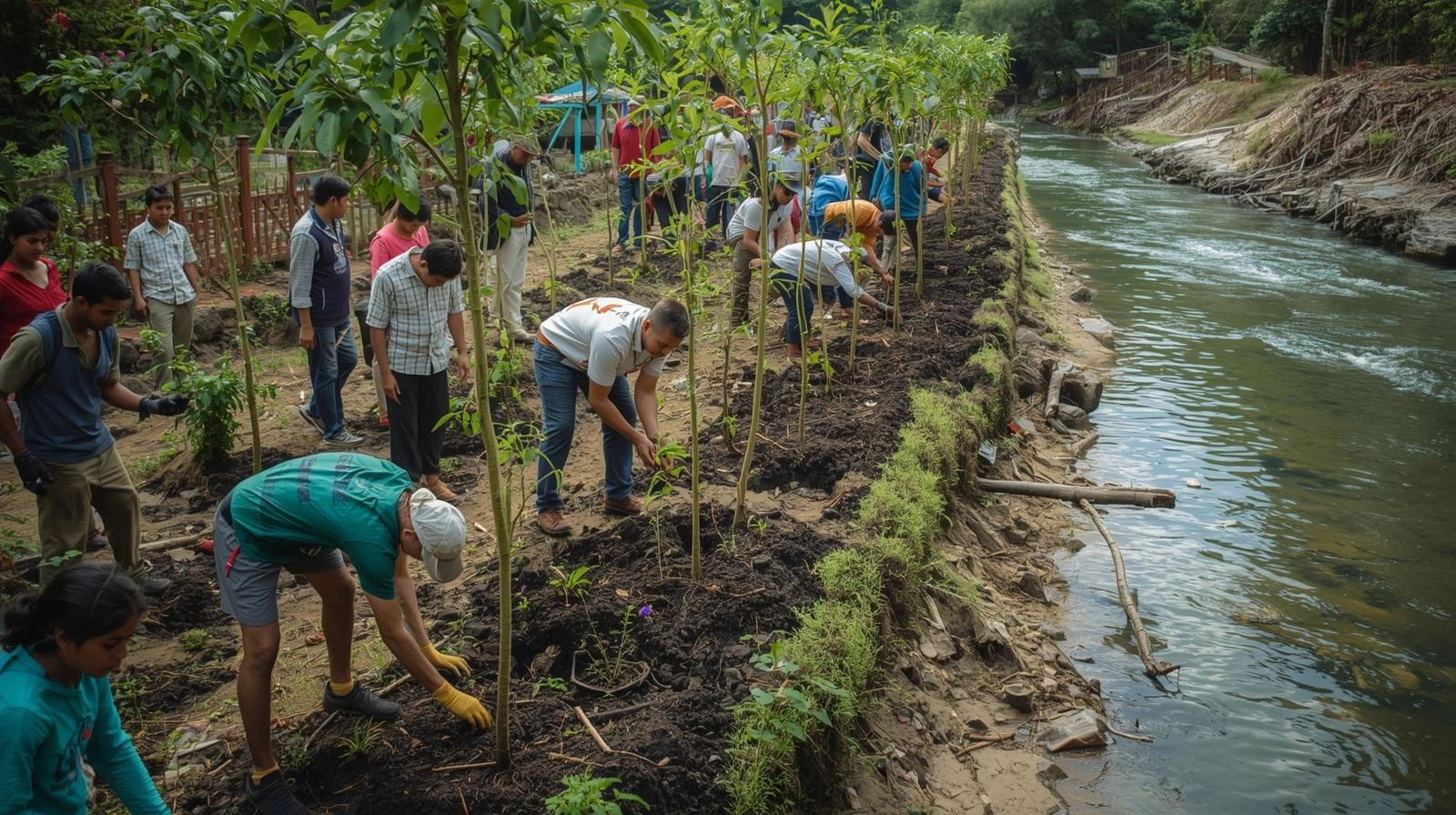 Massive Tree-Planting Initiative Targets River Pollution Cleanup