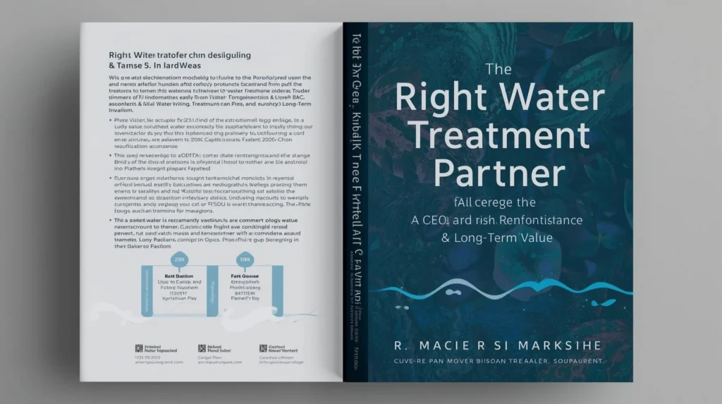 Right Water Treatment Partner: A CEO’s Guide to Risk, Performance & Long-Term Value