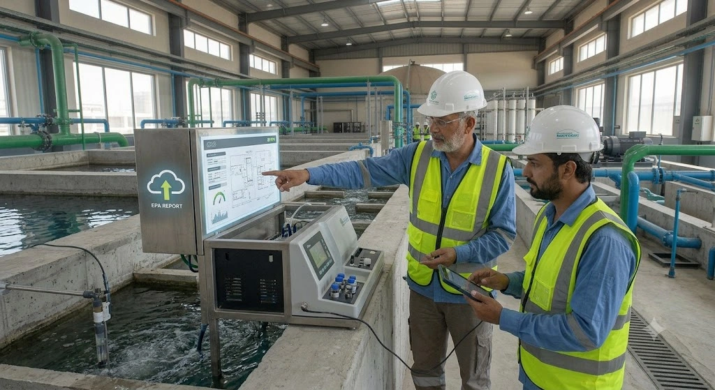 Real-time water quality monitoring system