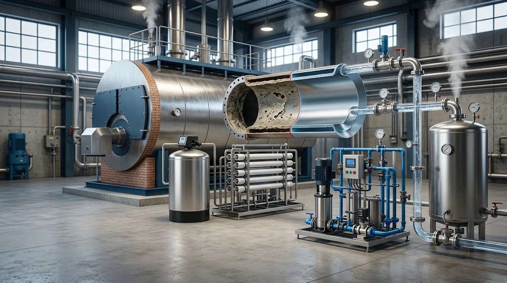 boiler feed water treatment system in Pakistan