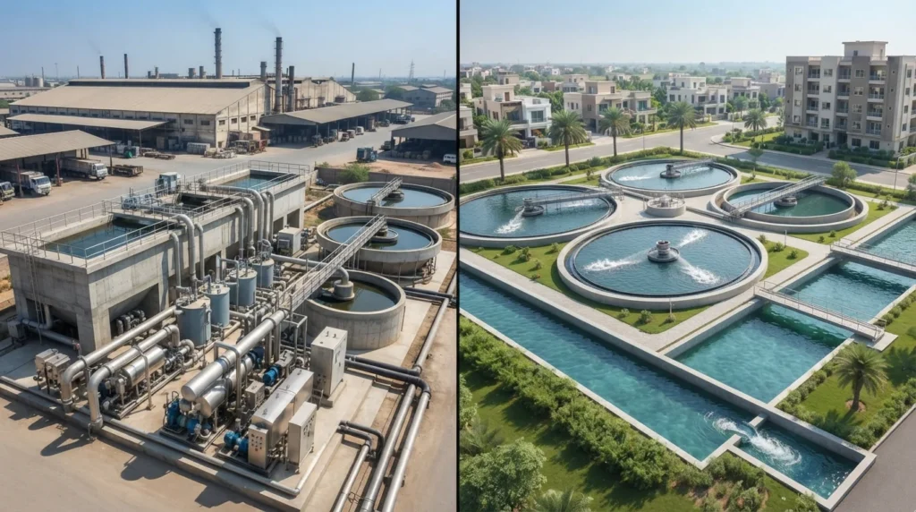 Difference between ETP and STP in Pakistan