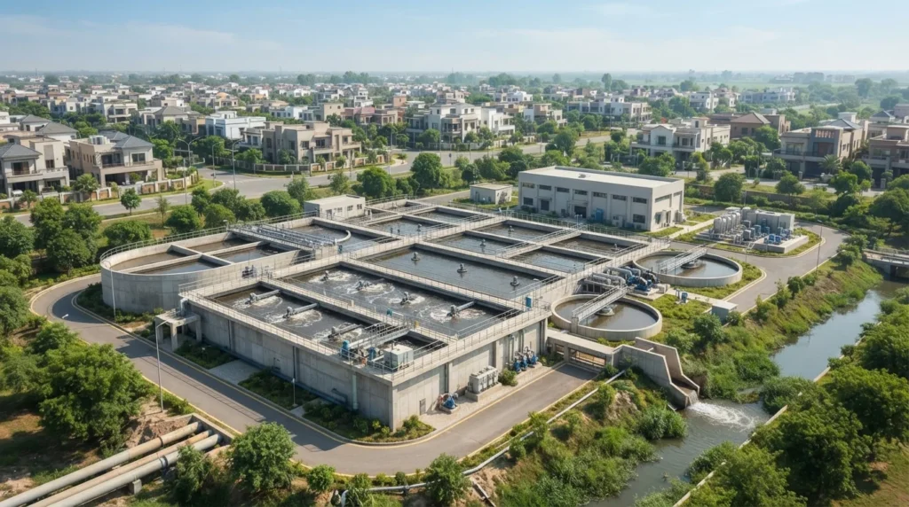 Sewage treatment plant for housing society in Punjab
